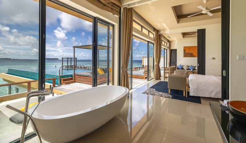 Angsana Velavaru_Deluxe InOcean Two Bedroom Pool Villa_Interior_Bathroom_1